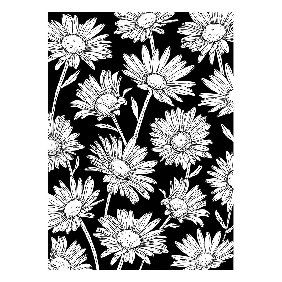 Spellbinders - Daisy Shower Press Plate from the Yana's Daisies Collection by Yana Smakula
