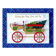 Spellbinders - Country Christmas Banner & Sentiments Press Plate & Die Set from the Country Christmas Collection by Annie Williams
