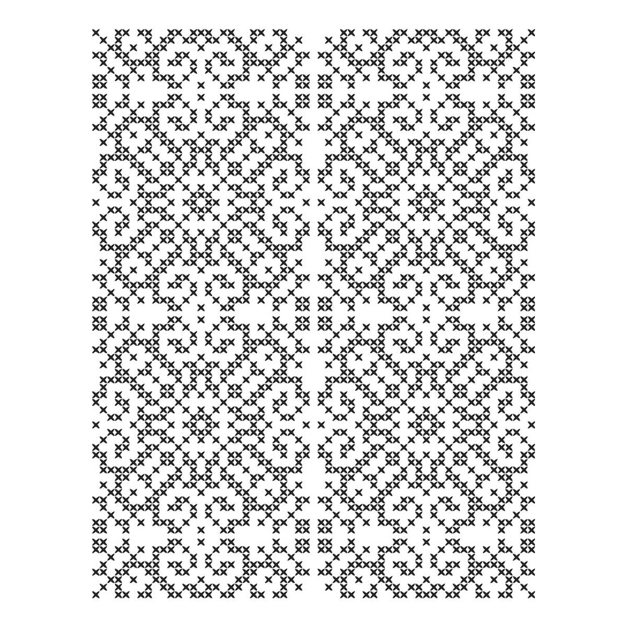 Spellbinders - Petite Criss Cross Press Plate from the Merry Moments Collection