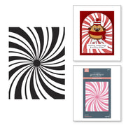 Spellbinders - Peppermint Twist BetterPress Plate from the Merry Mischief Collection