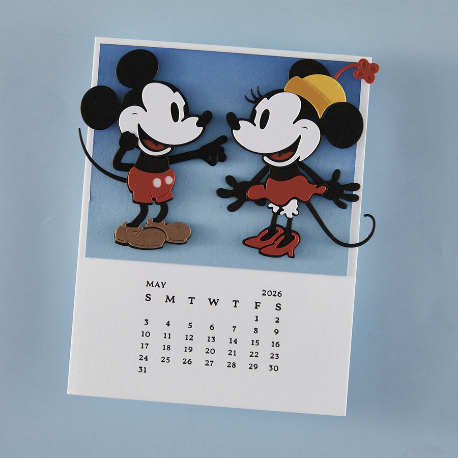 Spellbinders - DIY 2026 Calendar BetterPress Plate from the Wonderland Collection