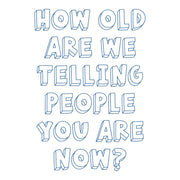 Spellbinders - How Old? Press + Foil Plate