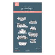 Spellbinders - Wonder of Oz Sentiments BetterPress Plate & Die Set from the Wonder of Oz Collection by Graphic45