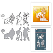 Spellbinders - Tin Man, Scarecrow & Lion BetterPress Plate & Die Set from the Wonder of Oz Collection by Graphic45