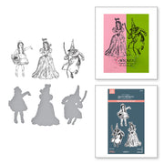 Spellbinders - Dorothy & the Witches BetterPress Plate & Die Set from the Wonder of Oz Collection by Graphic45