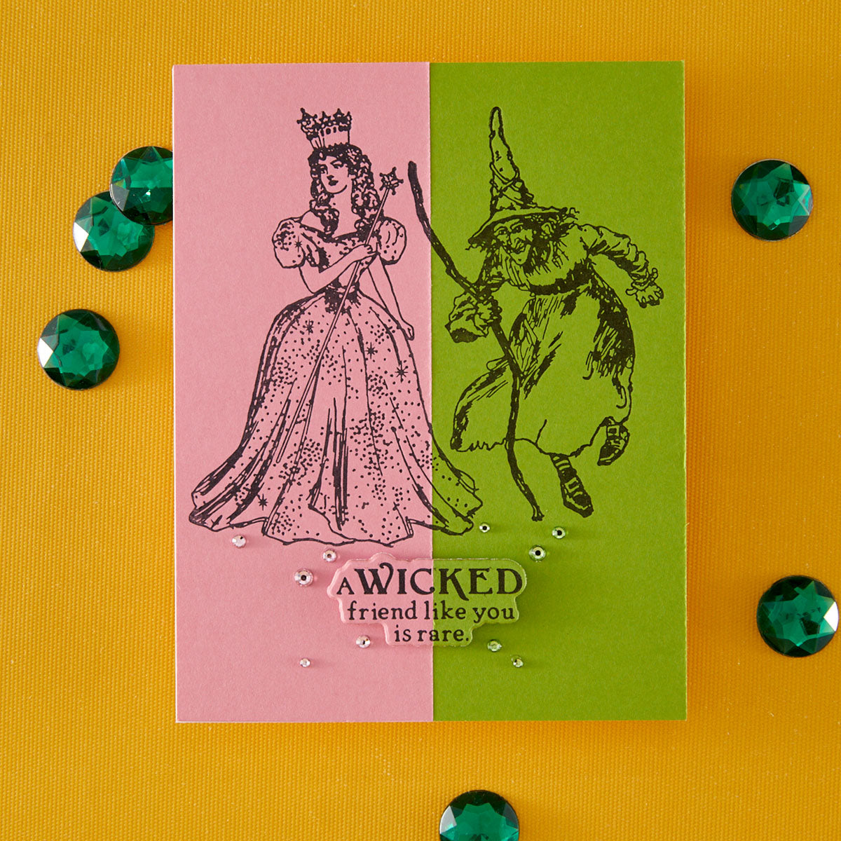 Spellbinders - Dorothy & the Witches BetterPress Plate & Die Set from the Wonder of Oz Collection by Graphic45