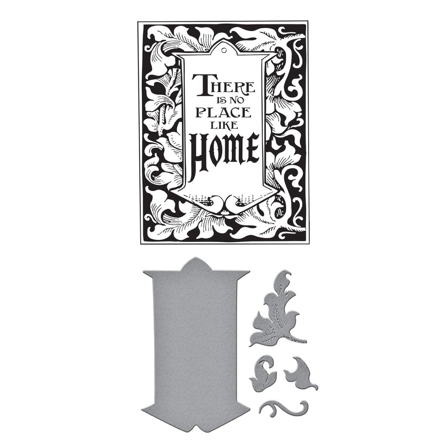 Spellbinders - Wonder of Oz Frame & Tag BetterPress Plate & Die Set from the Wonder of Oz Collection by Graphic45