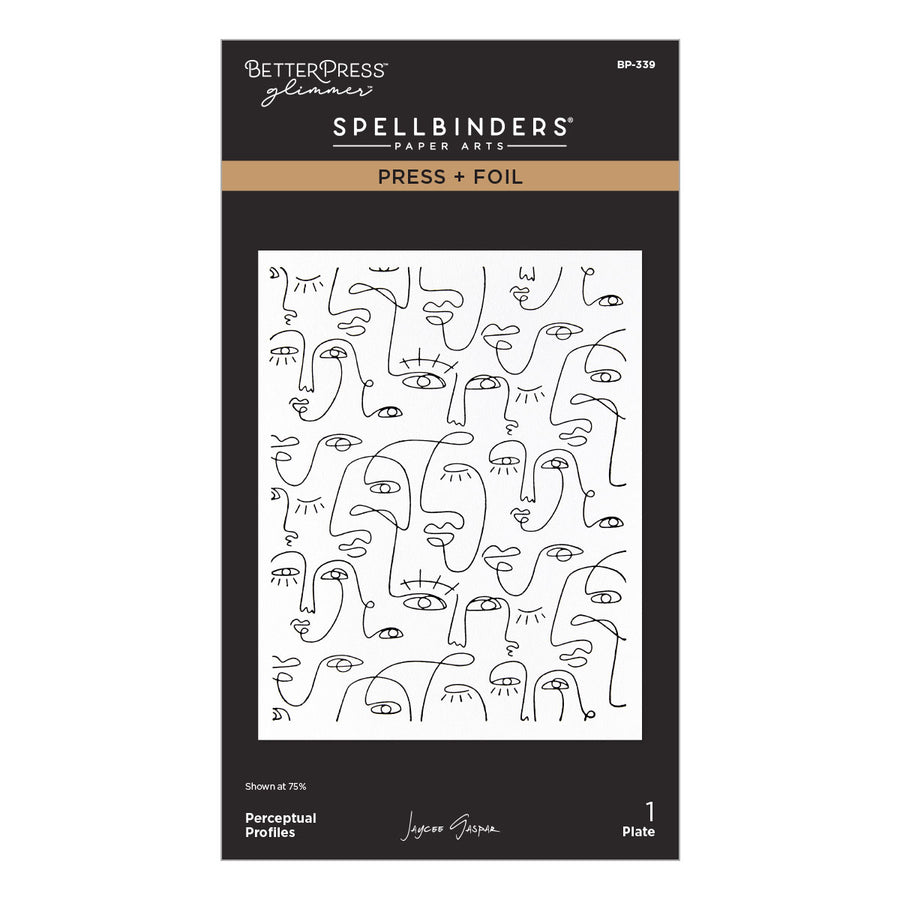 Spellbinders - Perceptual Profiles Press + Foil Plate by Jaycee Gaspar