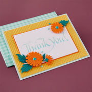 Spellbinders - Upright Italic Thank You! Press + Foil Plate by Paul Antonio
