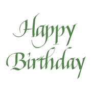 Spellbinders - Upright Italic Happy Birthday Press + Foil Plate by Paul Antonio