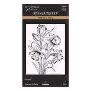 Spellbinders - Tulips and Daffodils Press + Foil Plate by Yana Smakula