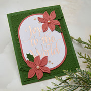 Spellbinders - Upright Italic Holiday Sentiments Press + Foil Bundle by Paul Antonio