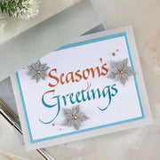 Spellbinders - Upright Italic Season's Greetings Press + Foil Plate by Paul Antonio