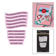Spellbinders - Holiday Banner Greetings Press + Foil Plate & Die Set