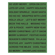 Spellbinders - Snowflake Kisses Sentiments Press + Foil Plate & Die Set by Lisa Horton