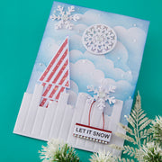 Spellbinders Snowflake Kisses Sentiments Press + Foil Plate & Die Set by Lisa Horton card ideas