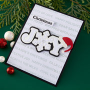 Spellbinders Snowflake Kisses Sentiments Press + Foil Plate & Die Set by Lisa Horton card ideas