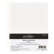 Spellbinders  Porcelain BetterPress A2 Cotton Card Panels  - 25 Pack