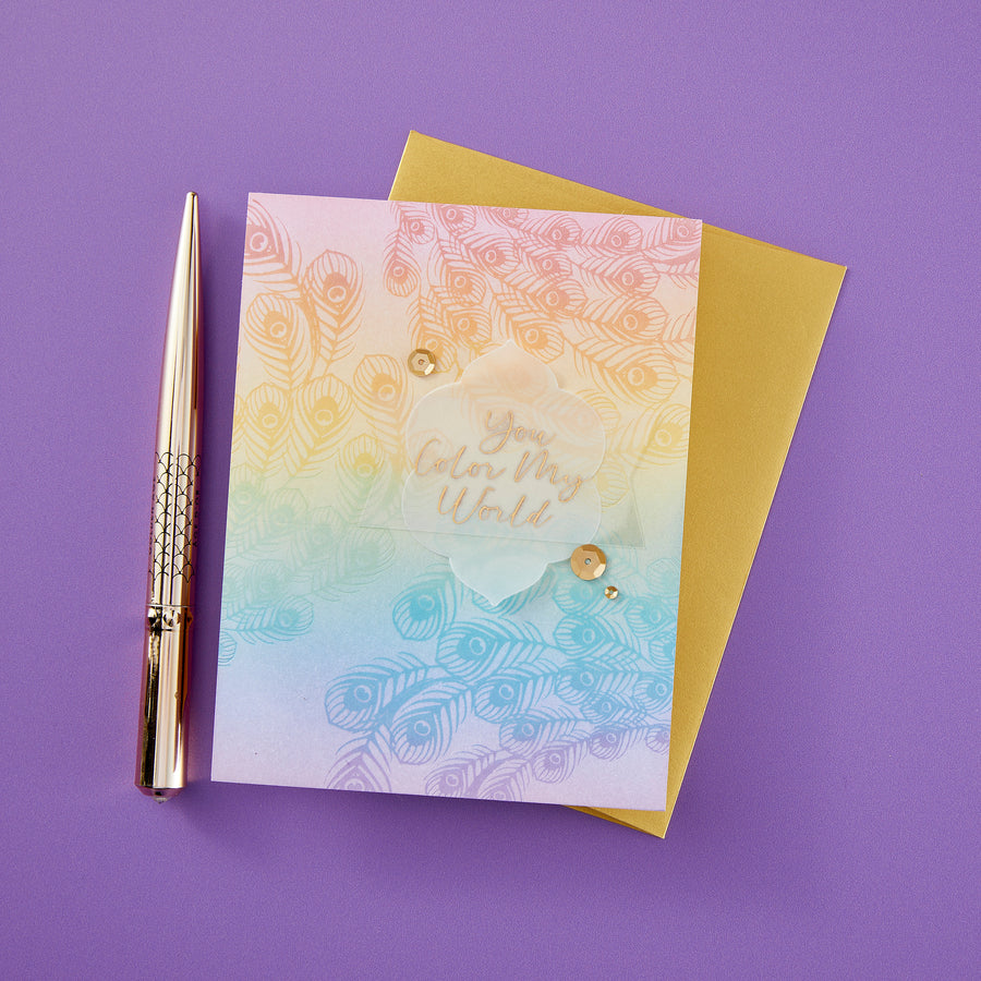 Spellbinders - BetterPress Society May 2024 (Peacock)