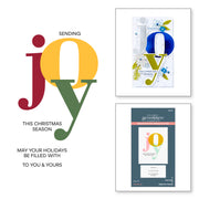 Spellbinders - Color Mix Joy Registration Press Plates from the Home for the Holidays Collection