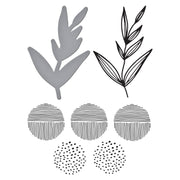Spellbinders - Growing Betterpress Plates & Die Set from the Modern Botanicals Collection by Dina Wakley