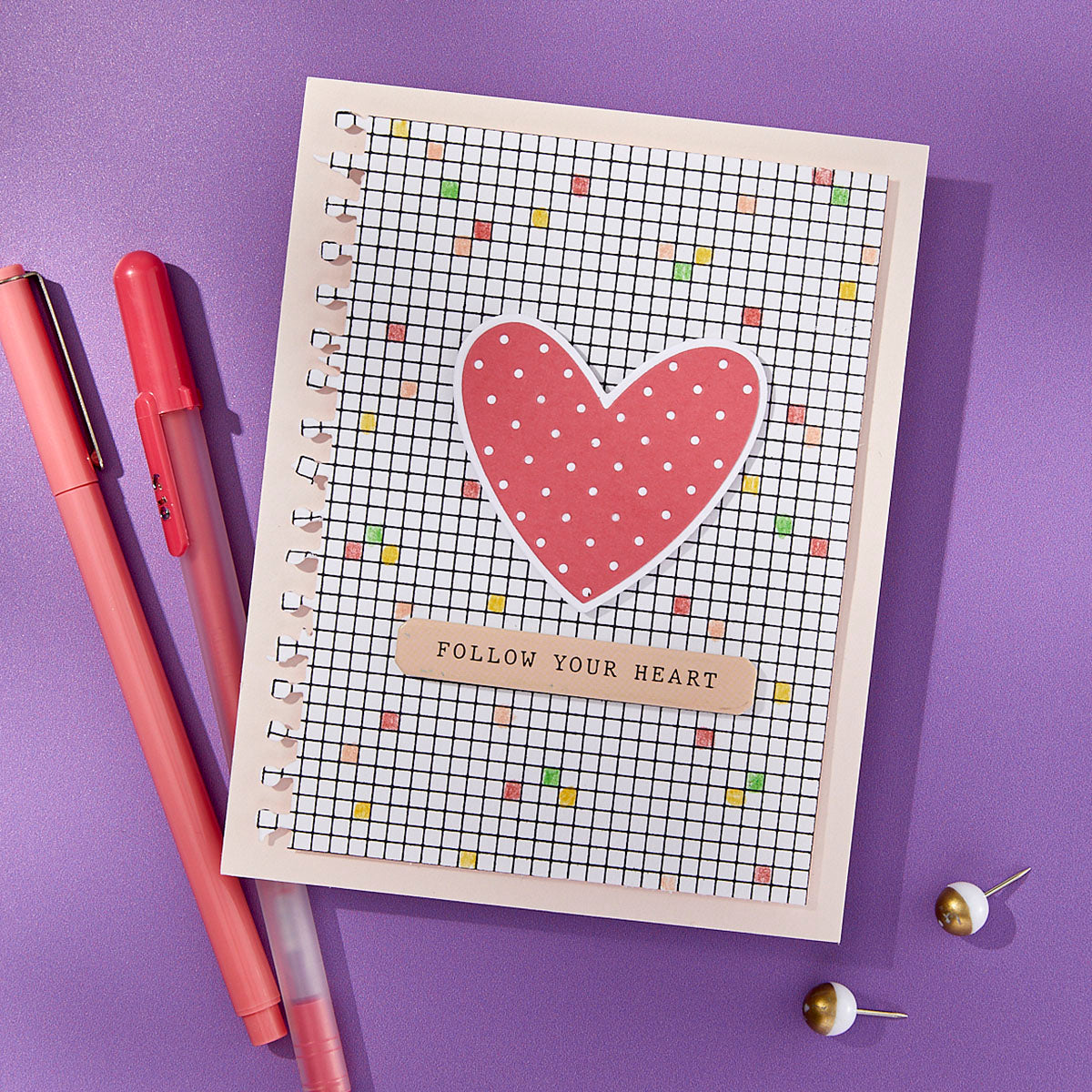 Spellbinders - Journal Grid Registration Press Plates from the Take Note Collection