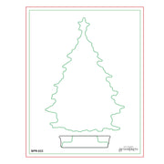 Spellbinders - Twinkle Bright Tree Registration BetterPress Plates from the Wonderland Collection