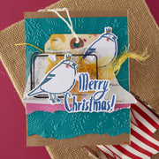 Spellbinders - Starry Merry Christmas Registration Press Plate & Die Set from the Starry Holiday Collection by Dina Wakley