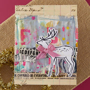 Spellbinders - Cheer and Good Tidings Deer Registration Press Plate & Die Set from the Starry Holiday Collection by Dina Wakley
