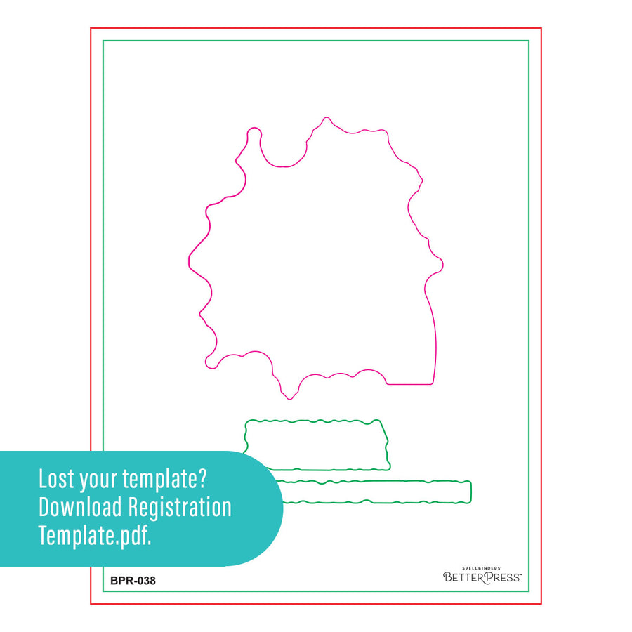 Spellbinders - Block Print Aquarius Registration Press + Foil Plate