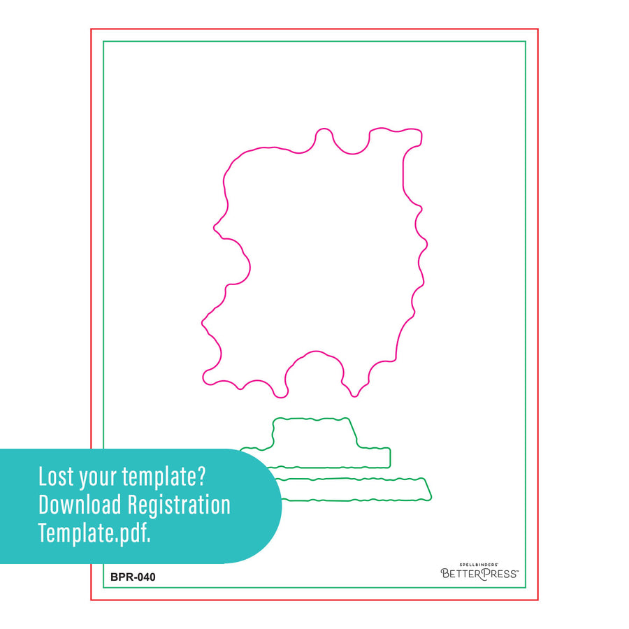 Spellbinders - Block Print Aries Registration Press + Foil Plate