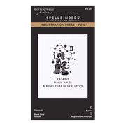 Spellbinders - Block Print Zodiacs Registration Press + Foil Bundle
