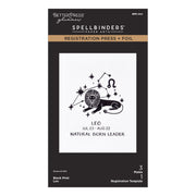 Spellbinders - Block Print Zodiacs Registration Press + Foil Bundle
