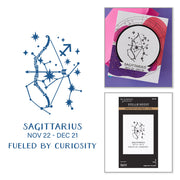 Spellbinders - Block Print Sagittarius Registration Press + Foil Plate
