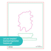 Spellbinders - Block Print Sagittarius Registration Press + Foil Plate