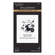 Spellbinders - Block Print Capricorn Registration Press + Foil Plate