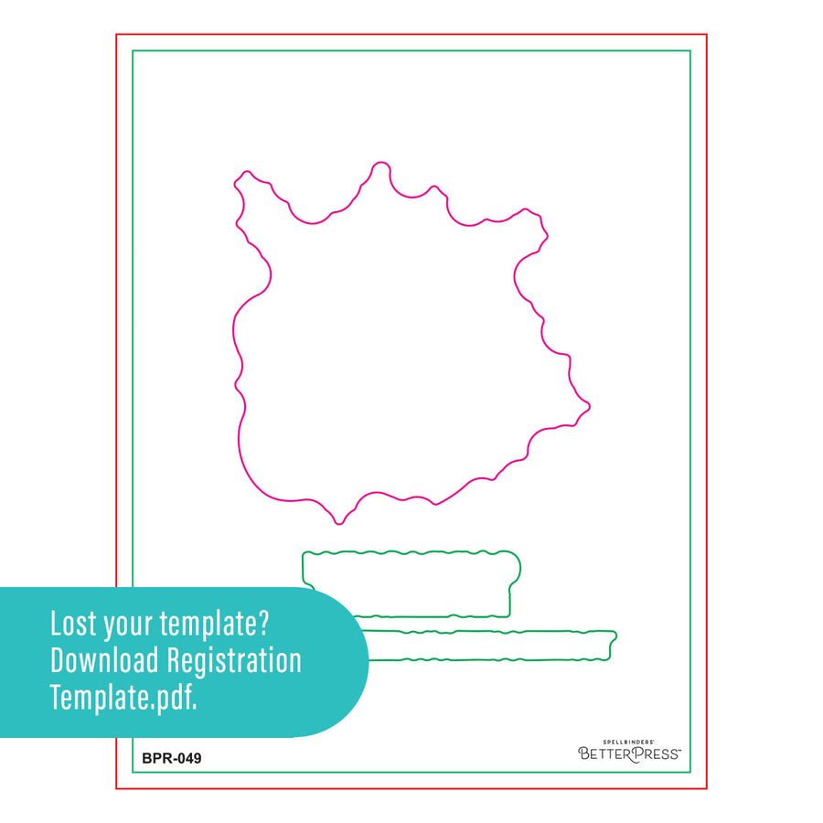 Spellbinders - Block Print Capricorn Registration Press + Foil Plate