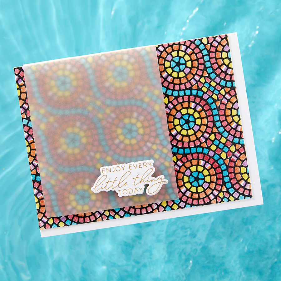 Spellbinders - BetterPress Society May 2025 (Mosaic Path Press Plates & Add-on Stencils Bundle)