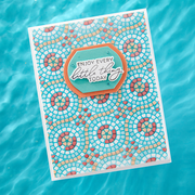 Spellbinders - BetterPress Society May 2025 (Mosaic Path Press Plates & Add-on Stencils Bundle)