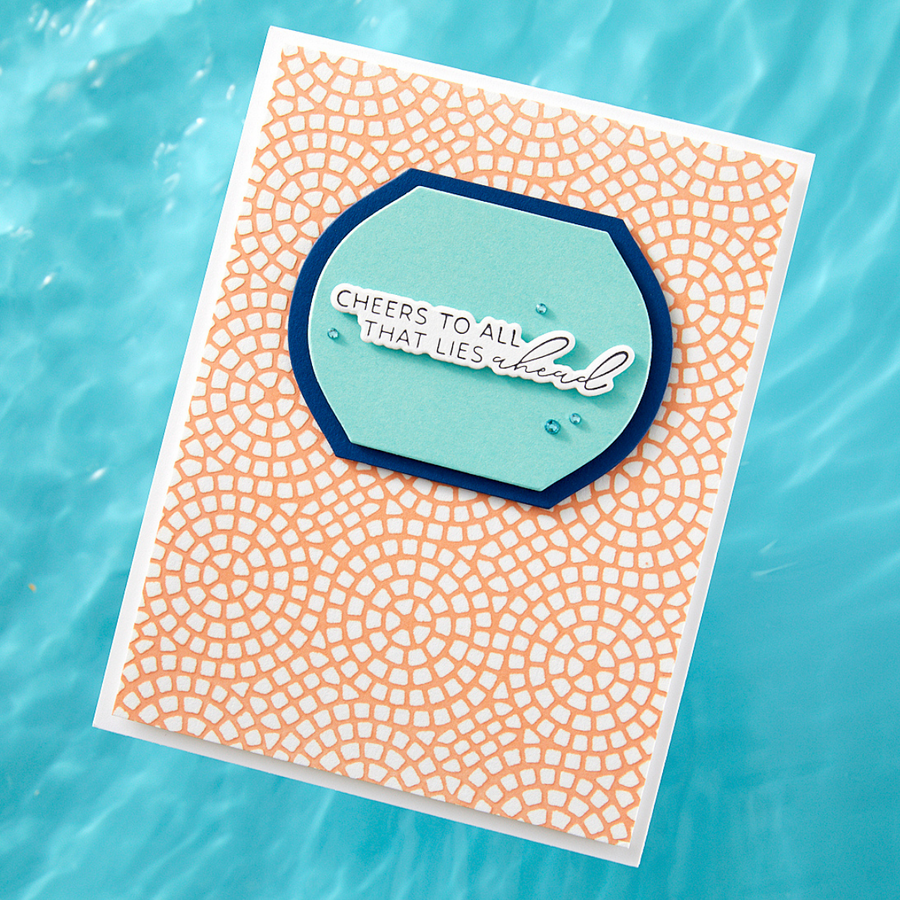 Spellbinders - BetterPress Society May 2025 (Mosaic Path Press Plates & Add-on Stencils Bundle)