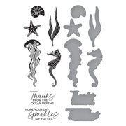 Spellbinders - BetterPress Society June 2025 (Sea Friends Press Plate & Die Set)