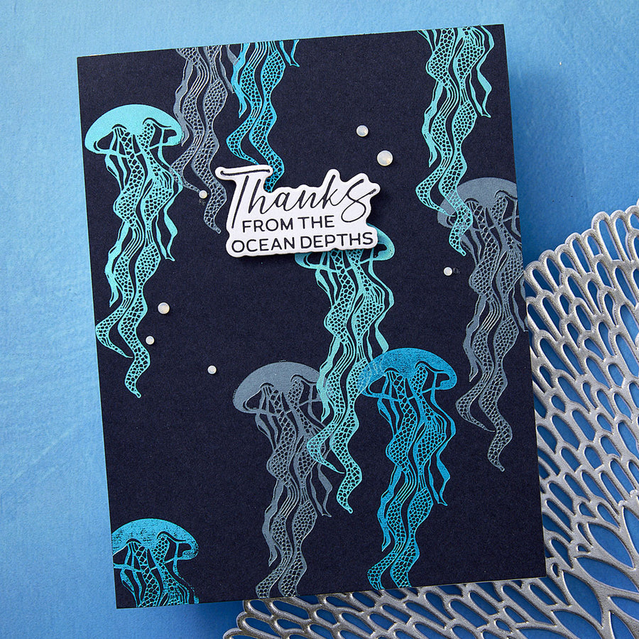 Spellbinders - BetterPress Society June 2025 (Sea Friends Press Plate & Die Set)