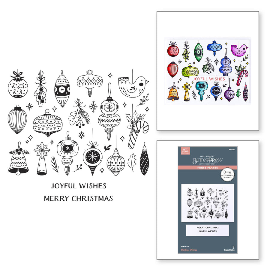 Spellbinders - BetterPress Society July 2025 (The Christmas Whimsy Welcome Bundle)