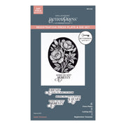 Spellbinders - BetterPress Society August 2025 (Sweet Moments Press Plate, Die Set & Stencil Bundle)
