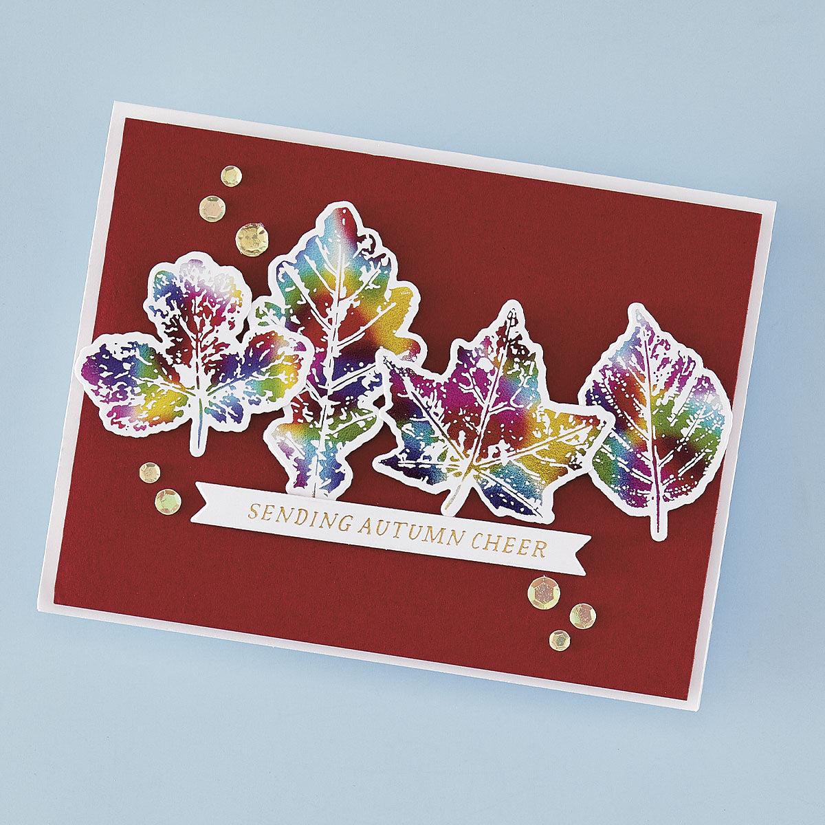 Spellbinders - BetterPress Society September 2025 (Autumn Cheer Press Plate & Die Set)