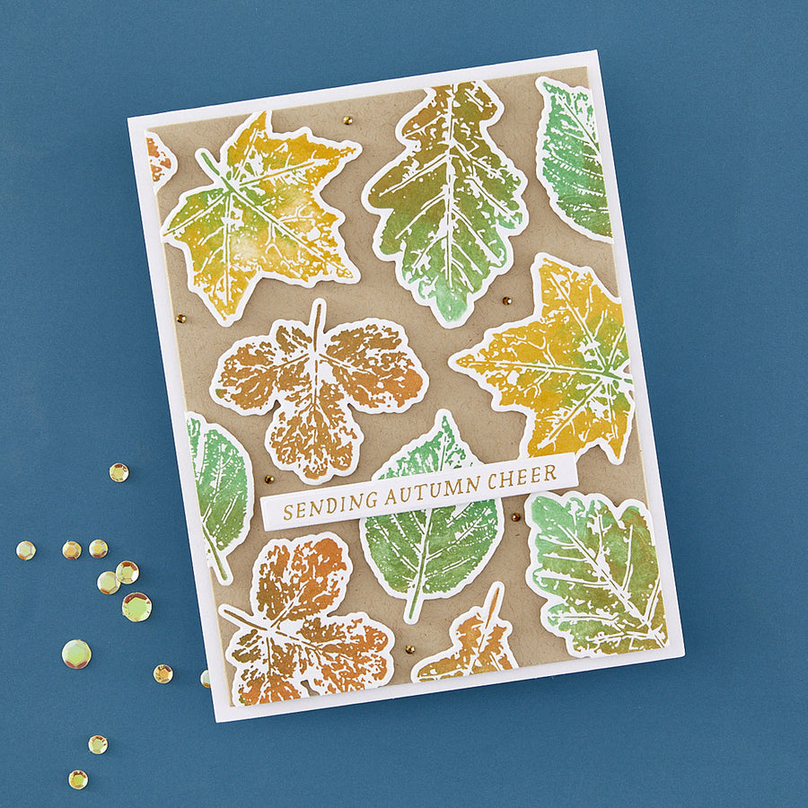 Spellbinders - BetterPress Society September 2025 (Autumn Cheer Press Plate & Die Set)