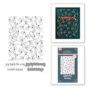 Spellbinders - BetterPress Society October 2025 (Twinkle Tidings Press Plate, Die Set & Stencil Bundle)
