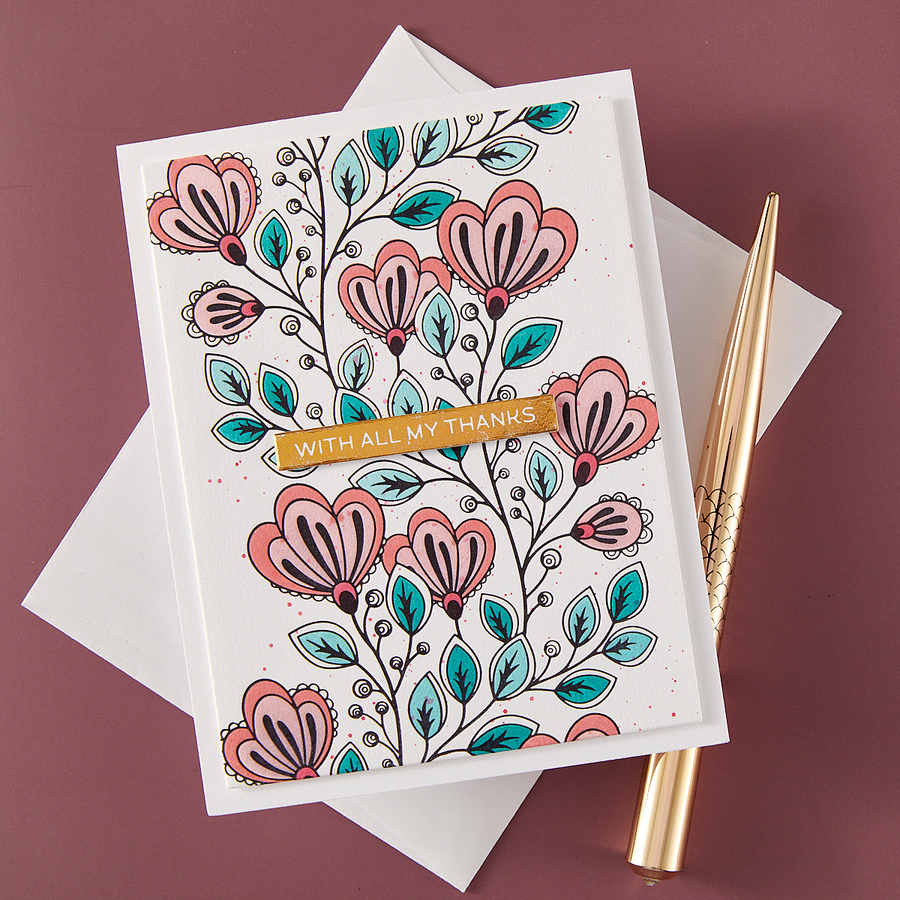 (PRE-ORDER) Spellbinders - BetterPress Society November 2025 (Friendship Grows Press Plate & Die Set pluss Add-on Stencils)