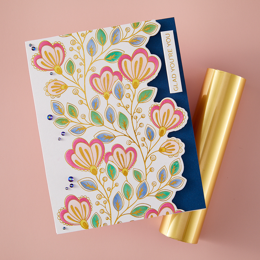 (PRE-ORDER) Spellbinders - BetterPress Society November 2025 (Friendship Grows Press Plate & Die Set pluss Add-on Stencils)