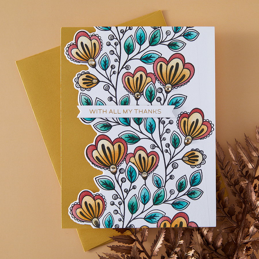 (PRE-ORDER) Spellbinders - BetterPress Society November 2025 (Friendship Grows Press Plate & Die Set pluss Add-on Stencils)